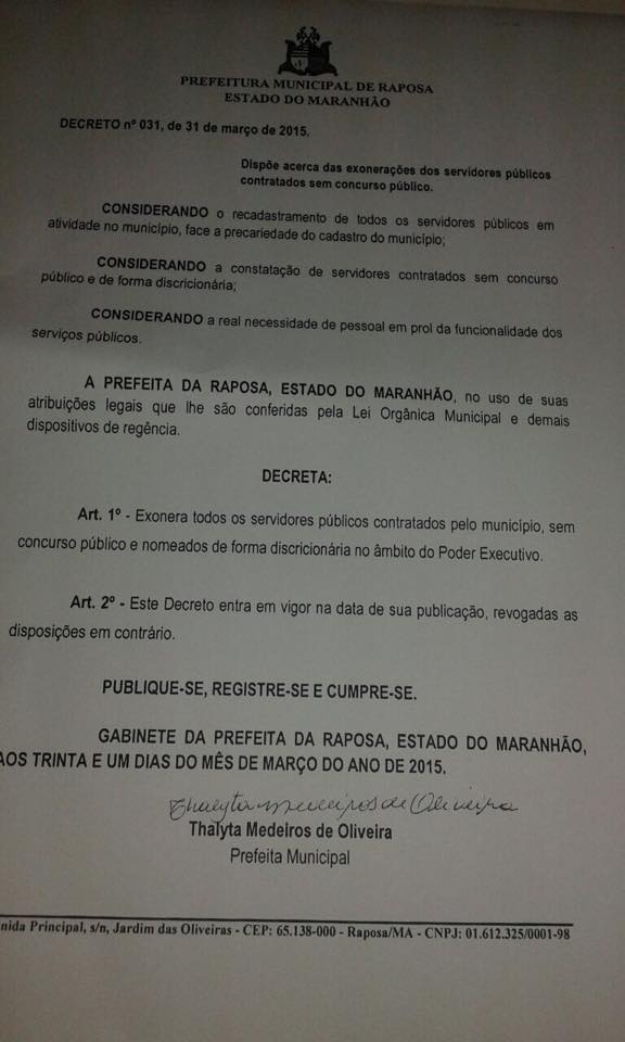oficio talita