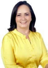 Prefeita Dulcilene Pontes, a "Belezinha", que não faz jus ao nome, no que se refere a cidade a qual administra